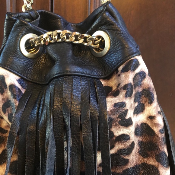 - - Real leather black and brown bag ITALY - Picture 5 of 7